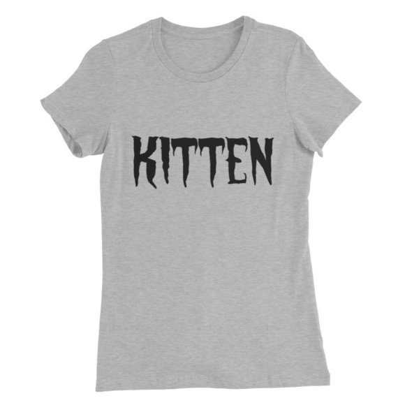 Kitten Graphic T-shirt Ladies Medium NWOT - Picture 1 of 6